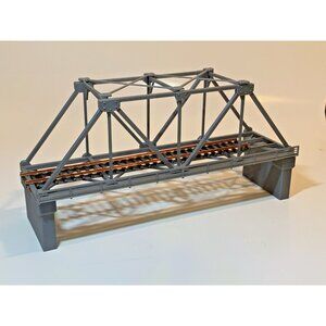 HO Scale Steel Truss Bridge Kit w/ Piers – Single Track Model Railroad 1:87